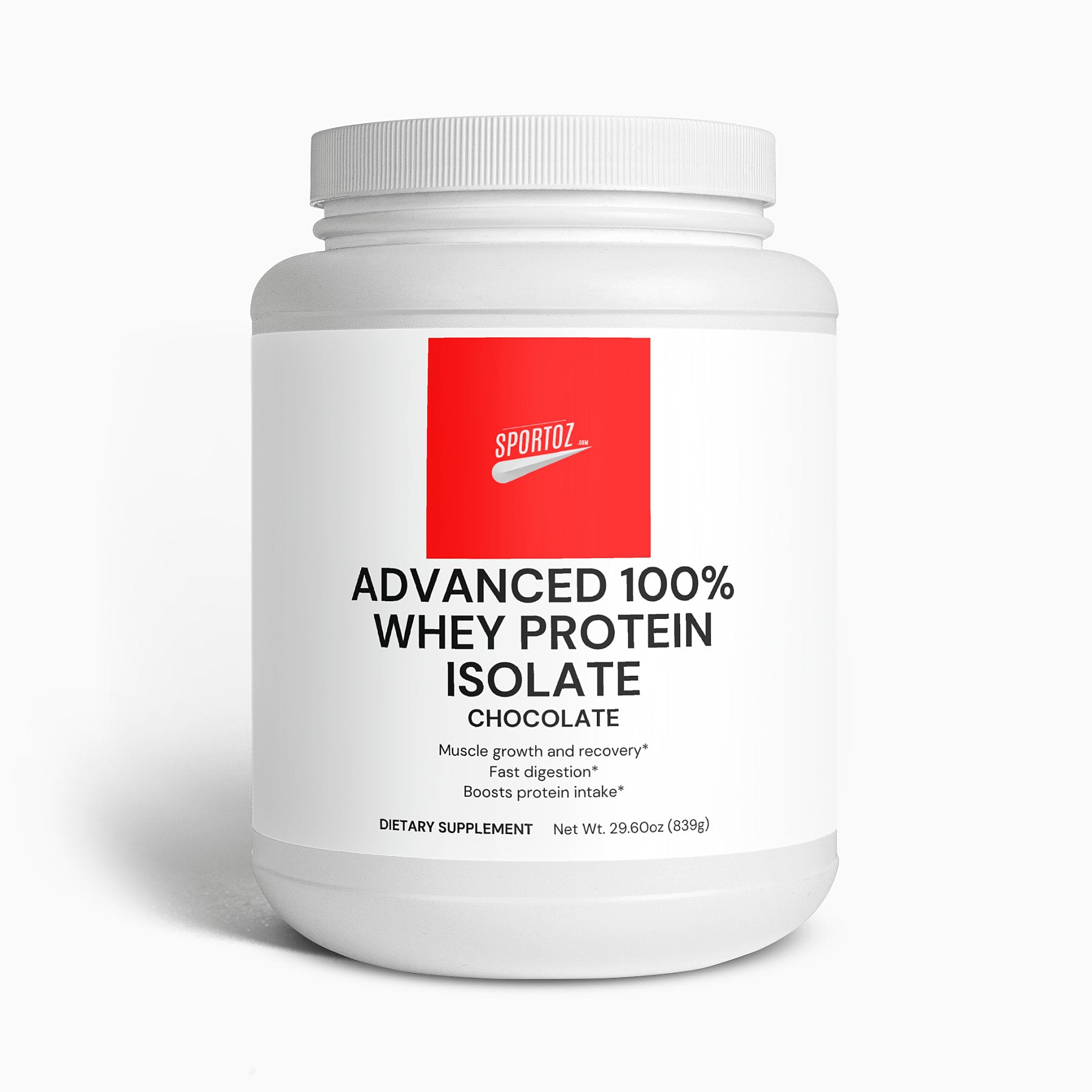 Advanced 100% Whey Protein Isolate (Chocolate) - Sportoz