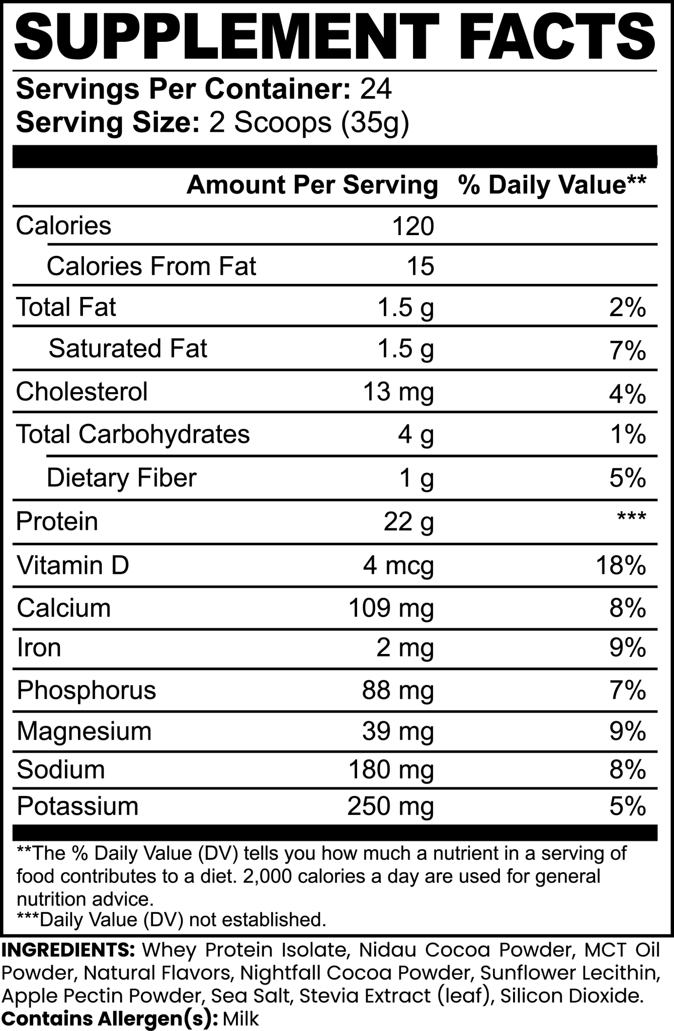 Advanced 100% Whey Protein Isolate (Chocolate) - Sportoz