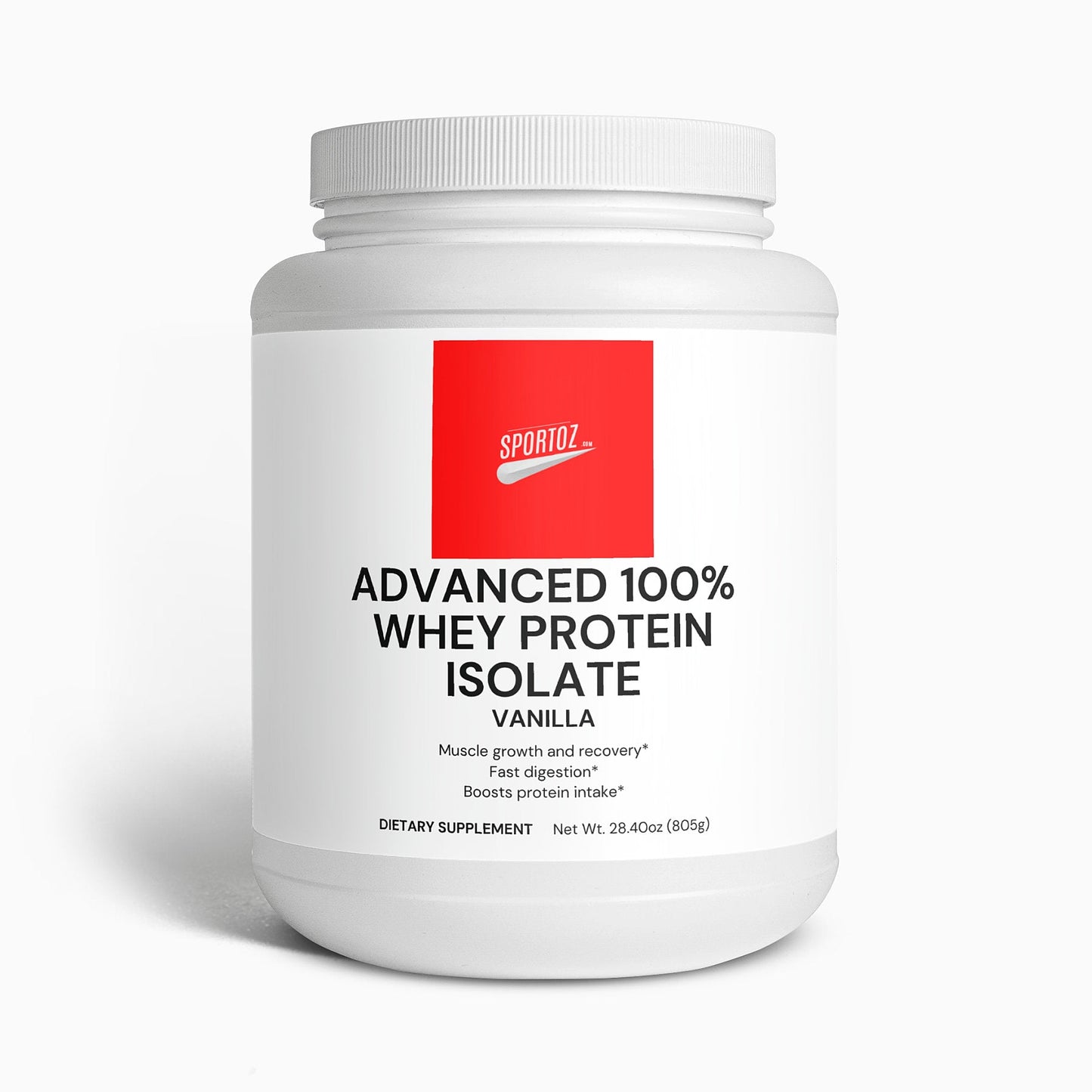 Advanced 100% Whey Protein Isolate (Vanilla) | MD Formulated - Sportoz