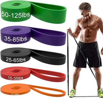 Resistance Bands, Pull Up Assist Bands - Workout Bands, Eexercise Bands, Long Resistance Bands Set for Working Out, Fitness, Training, Physical Therapy for Men Women - SPORTOZ